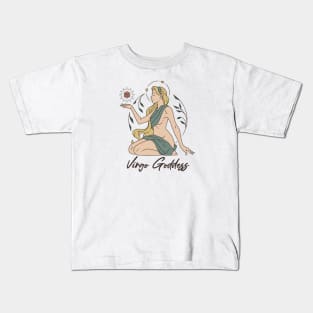 Virgo Goddess Kids T-Shirt